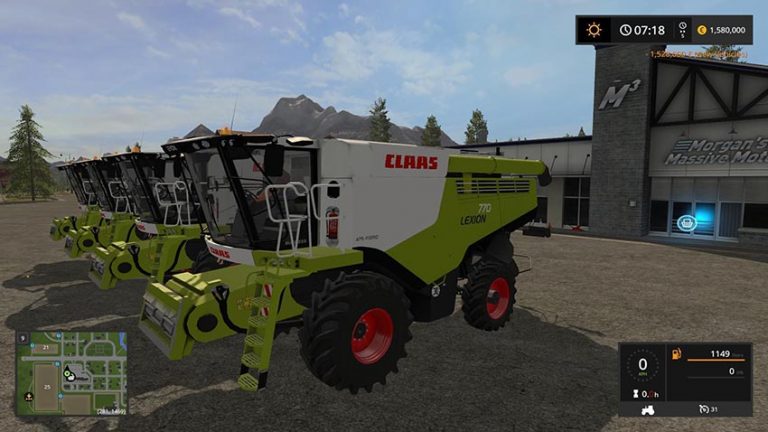 Claas Lexion Series Full Pack V Fs Mod