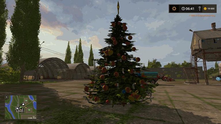 Christmas tree v 1.1 – FS17 mod