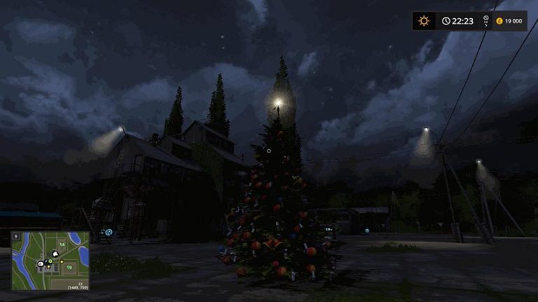 Christmas tree v 1.1 – FS17 mod