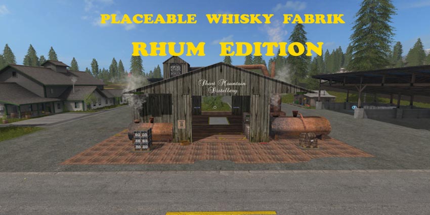 Placeable Whiskey Factory RHUM Edition V 1.0 