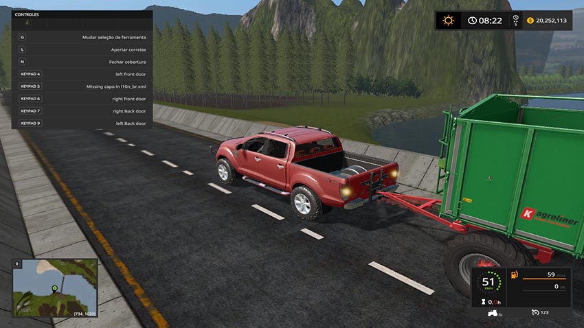 Ford Ranger Fs17 Ford Ranger XLT 2017 4x4 – FS17 mod