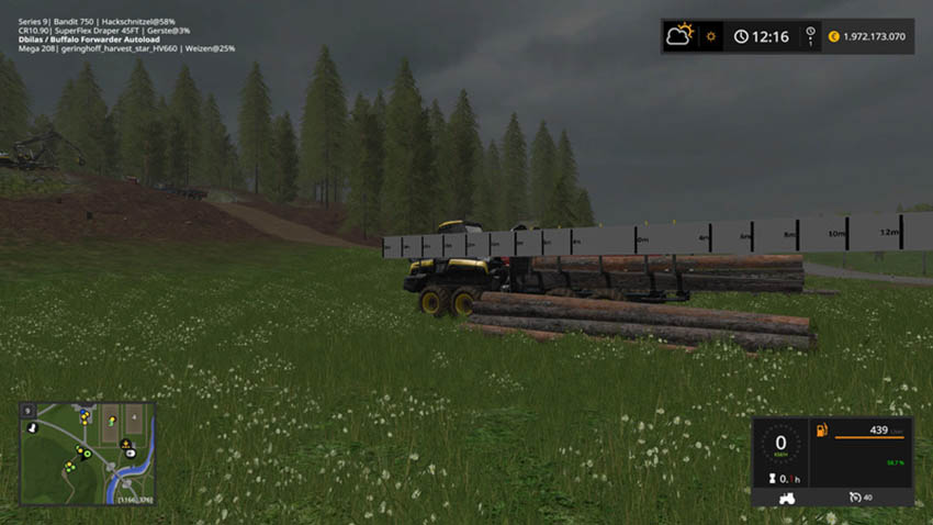 Ponsse Buffalo with autoload and loading aid V 1.0