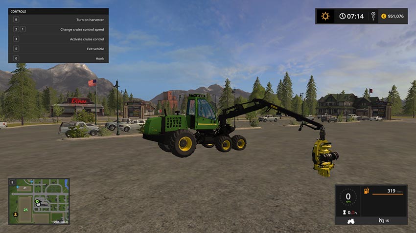 John deere 1070d harvester V 1.0