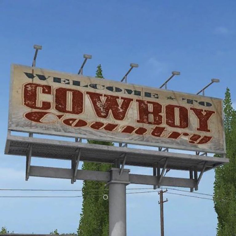 Country Billboards v 1.0 FS17 mod