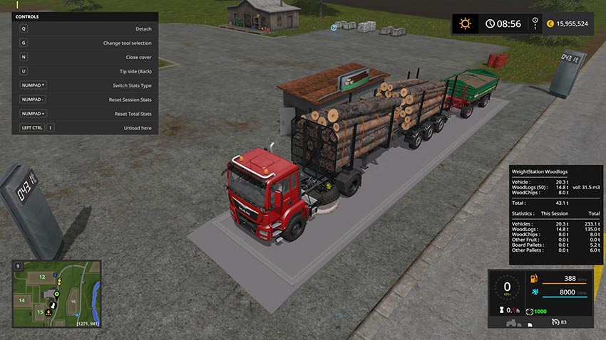 Weight Station For Wood Logs Placeable v 1.0