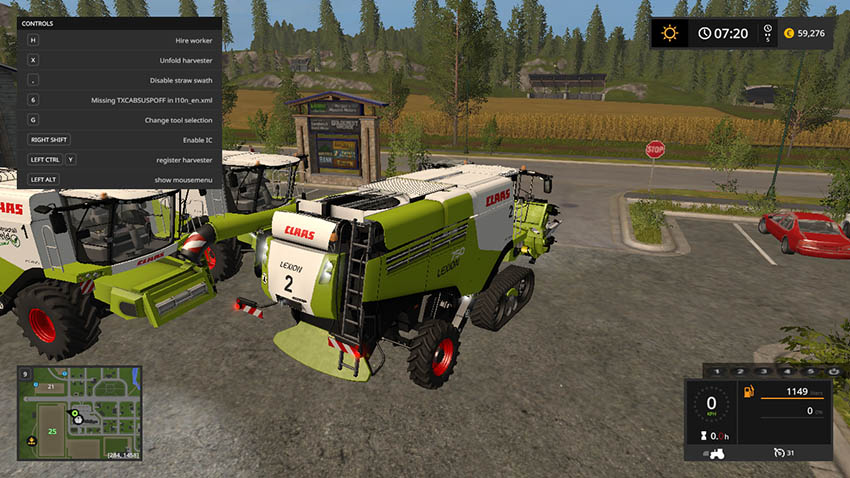 CLAAS LEXION 700 STAGE IV pack v 1.4.2.1