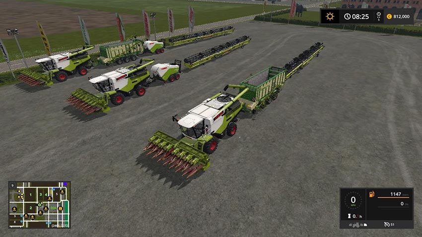 Claas Lexion Ultimate Map Pack v 1.0