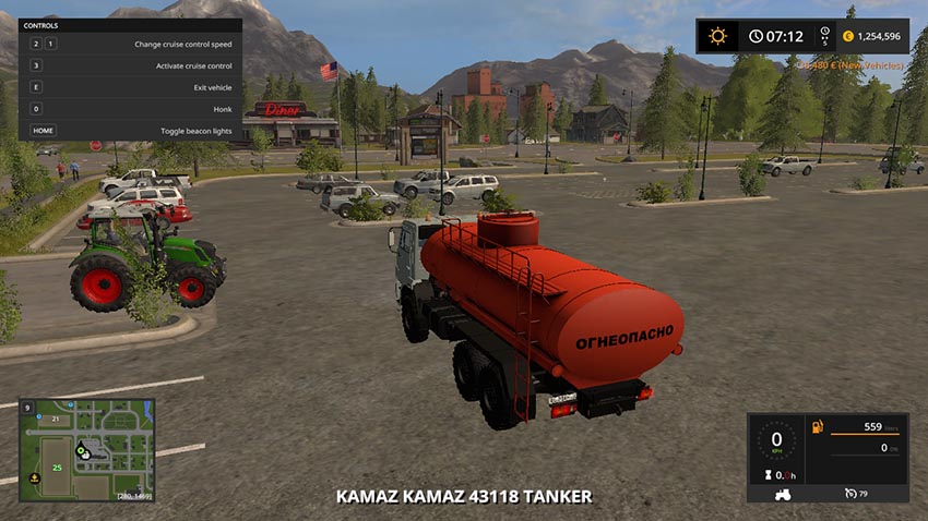 Kamaz 43118 Tanker v 1.0