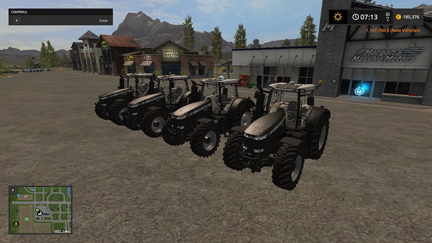 Massey Ferguson 8737 Black Edition v 1.0