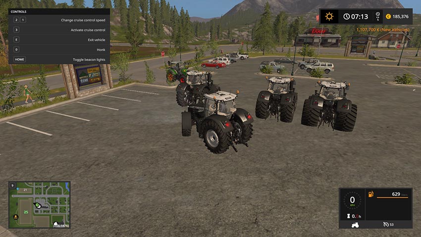 Massey Ferguson 8737 Black Edition v 1.0