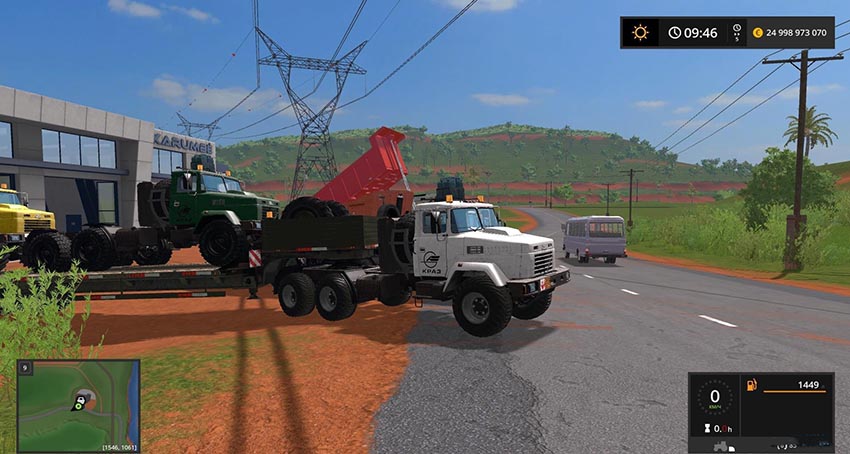 Kraz 63221 + TRAILERS v 1.0