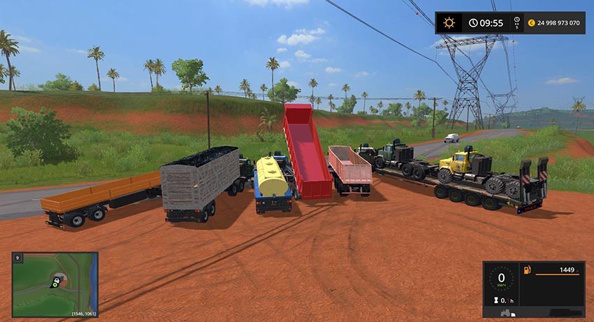 Kraz 63221 + TRAILERS v 1.0