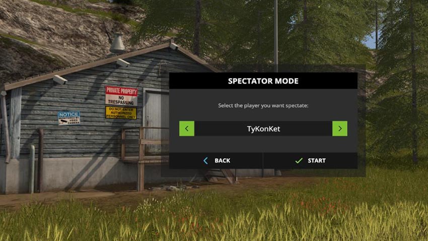 Spectator Mode v 1.0 – FS17 mod