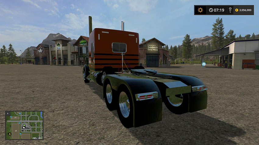 Kenworth W900 with Lift Axle v 1.0