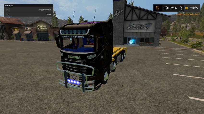 Scania R1000 Black v 1.0 – FS17 mod