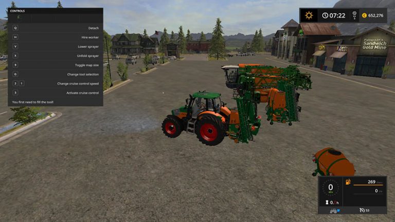 Amazone Sprayer Pack v 2.5 – FS17 mod