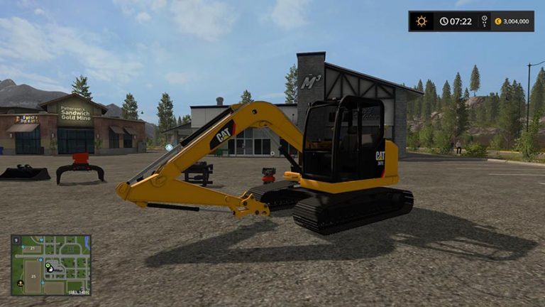 Cat 307 Pack v 1.0 – FS17 mod