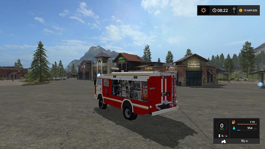 Kamaz fire truck v 1.0