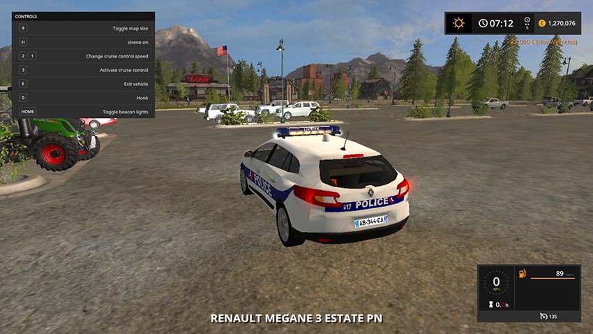RENAULT MEGANE 3 ESTATE POLICE NATIONALE v 2.0