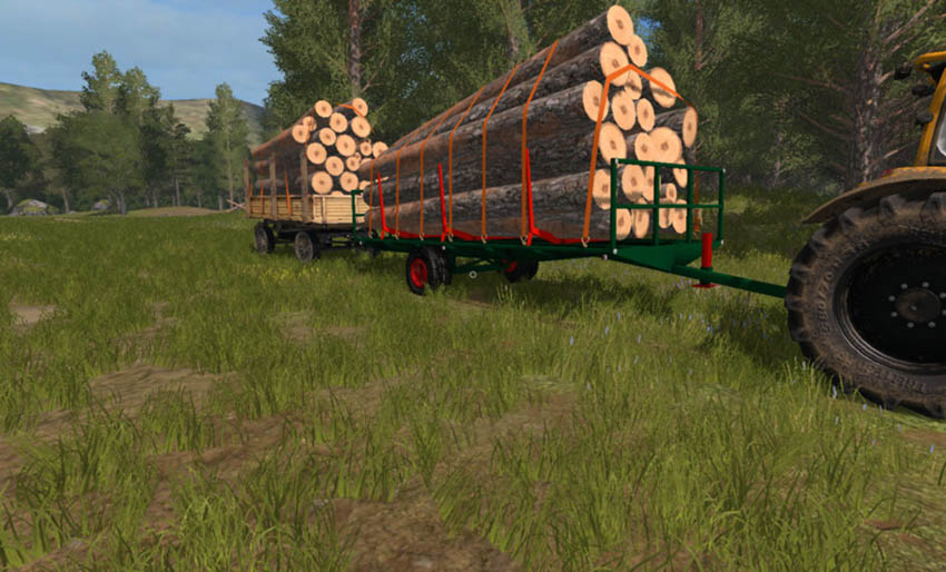 Homemade wood trailer V 1.0