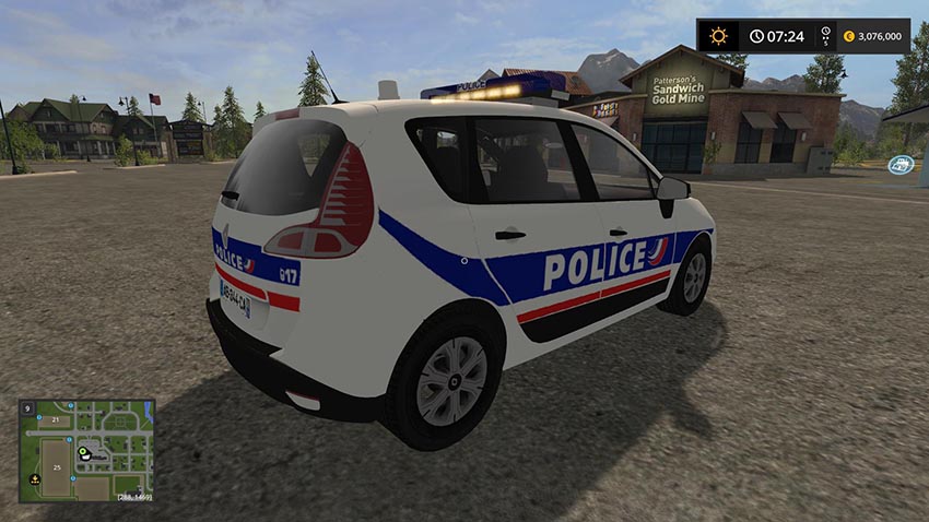 Renault scenic police national v 1.0