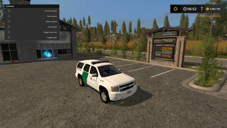 US Border Patrol Tahoe v 1.0 – FS17 mod