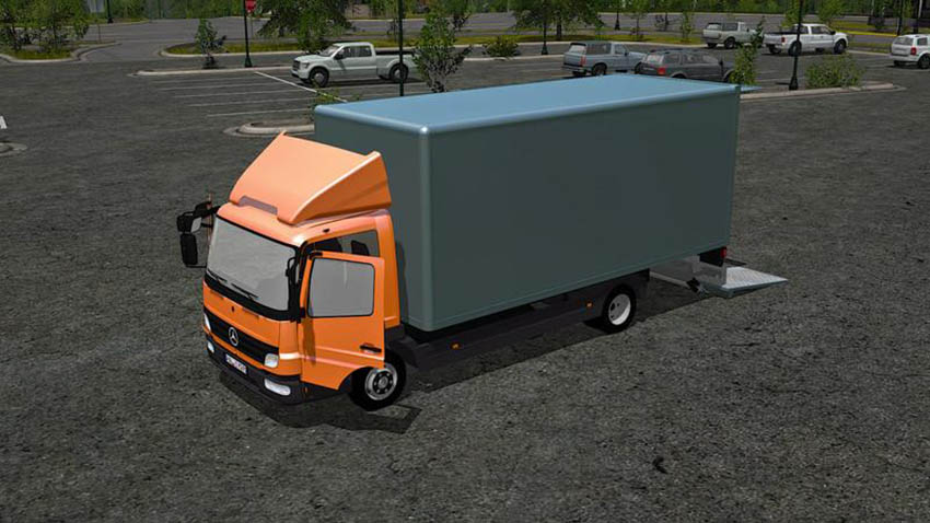 Mercedes Benz Atego 818 with accessories v 1.0