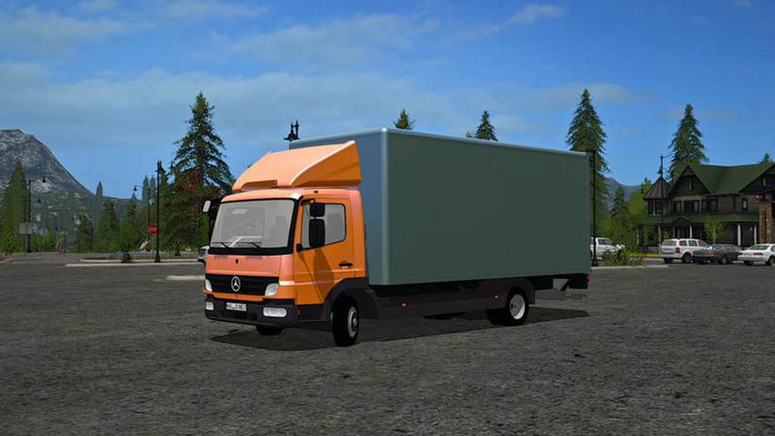 Mercedes Benz Atego 818 with accessories v 1.0