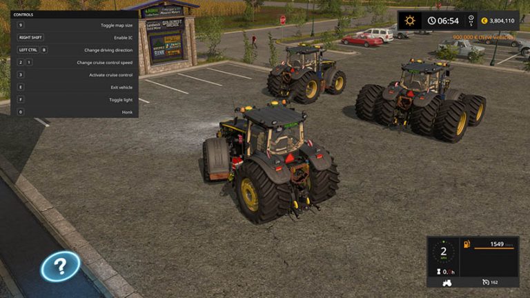 John Deere 8530 Black Shadow V 10 Fs17 Mod 9143