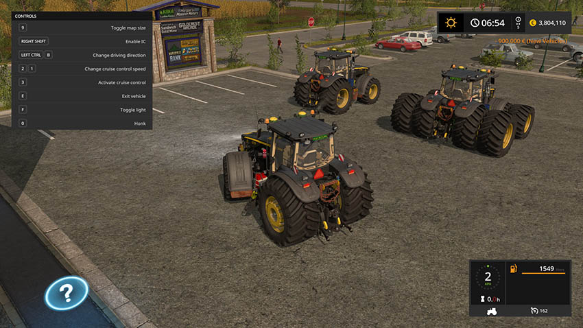 John Deere 8530 Black Shadow v 1.0