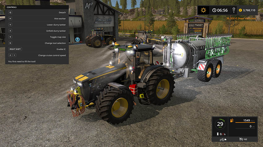 John Deere 8530 Black Shadow v 1.0