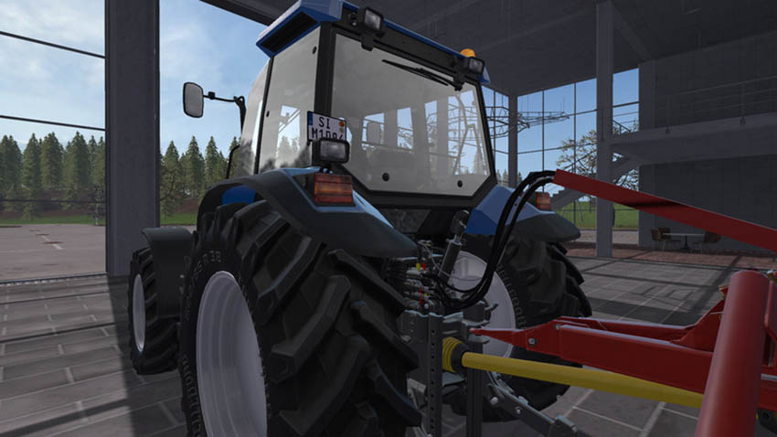 New Holland 8340 with DH and license plates v 1.0