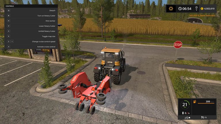 Rhino Brush Mower/BatWing v 1.0 – FS17 mod