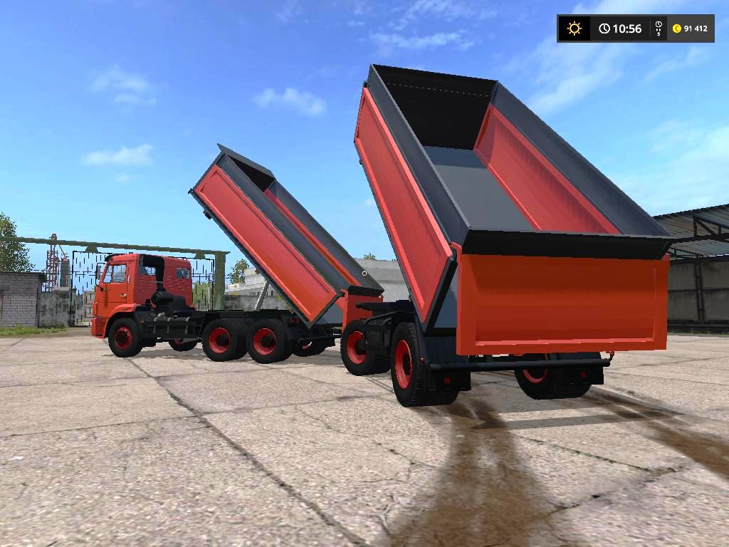 Kamaz 65115 and trailer 93043 v 1.0