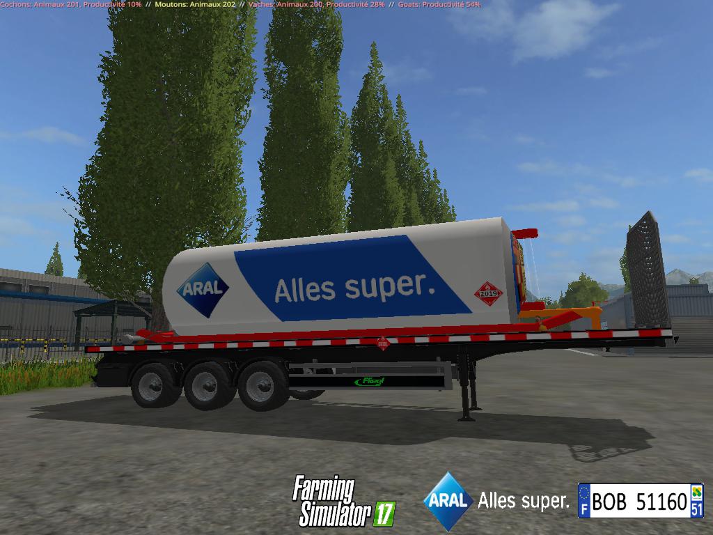 FS17 Fuel Aral Trailer By BOB51160 v1.0.0.1