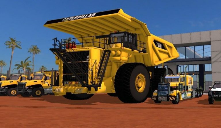lego technic rc caterpillar 797f dump truck