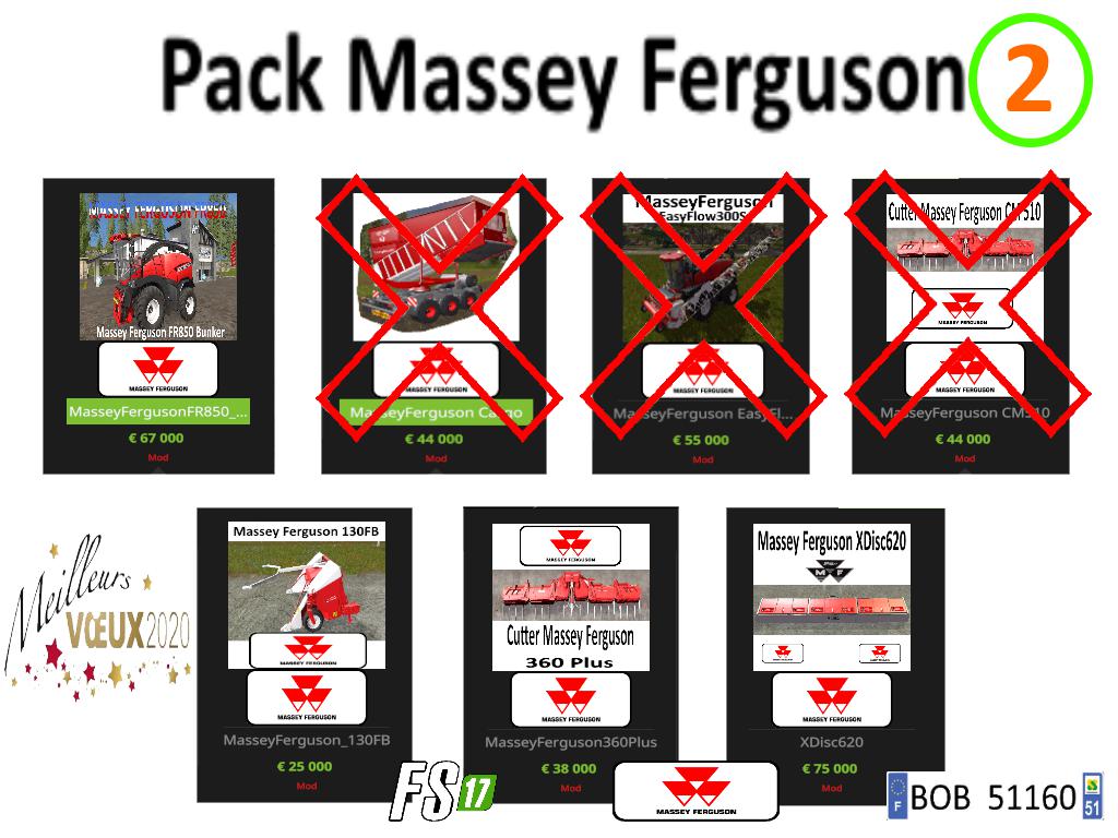 PACK2 MASSEY FERGUSON BY BOB51160 V1.0